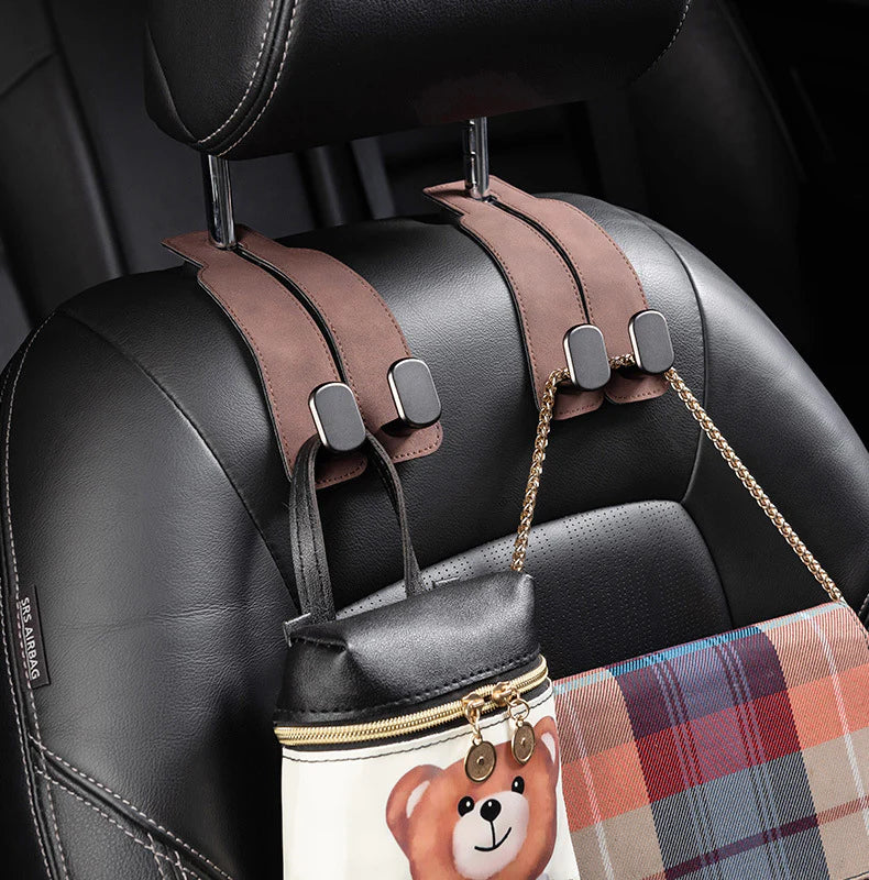 Car Seat Back Storage Hook – Double Hook Holder  pack of 2 - Image 2
