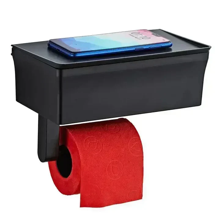 Must-Have Bathroom Organizer | 2-in-1 Toilet Paper Holder with Storage - Image 6